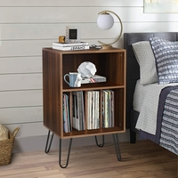 Hommpa Support pour tourne-disque en vinyle avec rangement en vinyle pouvant contenir jusquà 150 albums avec pieds