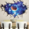 Honana 3D Autocollant Stickers muraux de lespace extérieur Home Decor murale Art amovible Galaxy Stickers muraux