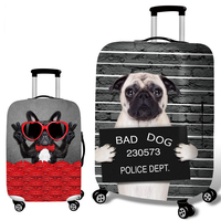 Honana 3D Spoof Chien Élastique Luggage Cover Trolley Case Couverture Chaude Voyage Valise Protecteur