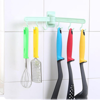 Honana BX-080 Porte-serviettes en papier pliable en crochet Porte-serviettes Porte-manteau