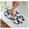 Honana BX-118 Tapis de Bain PVC Antidérapants Douche Galet Antidérapant Tapis de Bain Tapis de Toilettes Tapis de Sols d