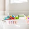 Honana BX-592 Ensemble de rangement rétractable pour panier pour baignoire pour baignoire pour enfants réglable