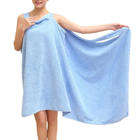 Honana BX-949 Été Microfibre Plage Douce Porter Spa Peignoir Peluche Très Absorbant Jupe de Serviette de Bain