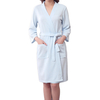 Honana BX-987 Serviette Peignoir Peignoir Unisexe Homme Femme Solide Coton Gaufré Sleep Lounge