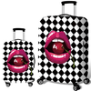 Honana Cerise Lèvres Élastique Luggage Cover Trolley Case Cover Durable Valise Protecteur 18-32 Pouce