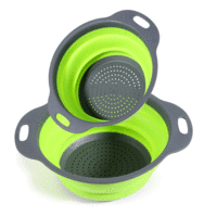 Honana CF-CO2 Passoire en Silicone Pliable Drain de Crépine Panier de Fruits et Légumes
