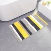 Honana CT-043 rayures de double de microfibre de ligne pour la porte et le tapis absorbant antidérapant de tapis à la ma