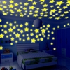 Honana DX-010 100PCS 3CM Fluorescent Lueur Étoile Mur Autocollant