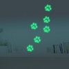 Honana DX-141 6PCS 8.5x8.5cm Fluorescent Glow Dog Footprint Sticker mural