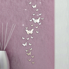 Honana DX-Y5 30PCS Butterfly Combination 3D Miroir Stickers muraux Décoration dintérieur DIY Décoration de salle