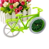 Honana forme pastorale de vélo de trompette de style pastorale pour enfants enfants horloges de vélo Home Art Decor