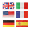 Honana HG-DF1 Jardinage 3x5 Pied Nylon Drapeaux nationaux Drapeaux en polyester extérieur Décoration de jardinage