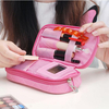 Honana HN-B56 Portable 2 couches Sac de rangement de voyage Organiseur de maquillage cosmétique coloré Toiletry