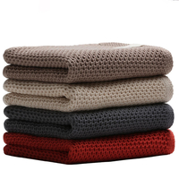 Honana HT-302 Spéciale Mesh Weave Design Soft Pur Coton Rapide Séchage Haute Absorbant Serviette de Plage