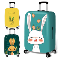 Honana Mignon de Bande Dessinée Lapin Élastique Luggage Cover Trolley Case Cover Durable Valise Protecteur