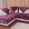 Honana SC-587 Européenne Flanelle Simple Hiver En Peluche Anti-dérapant Coussin Moderne Couverture de Canapé