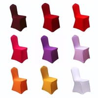 Honana WX-201 élégant couleur unie élastique extensible chaise housse de siège ordinateur salle à manger hôtel fête déco