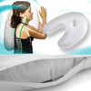 Honana WX-269 U forme PP coton blanc oreiller côté couchette tête repose voyage Soft anti-ronflement coussin