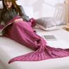 Honana WX-29 3 Taille Fil À Tricoter Sirène Queue Couvertures Fibres Chaud Soft Home Office Sleep Bag Tapis De Lit