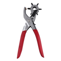 Honana WX-B2 Multi-fonction Portable Puncher Acier au carbone et PVC Red Belt Hole Puncher Ciseau Belt Punching