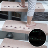 Honana WX-M3 tapis descalier lumineux tapis de sol tapis de sol facile à nettoyer porte tapis antidérapant tapis au