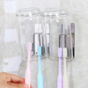 Honana304EnAcierInoxydablePorte-Brosse À Dents Tasse Porte-Brosse À Dentifrice Auto-Adhési