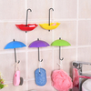 Honana3PcsColorfulParapluieEn Forme Créative Cintre Décoratif Titulaire Pasties Mur Croche