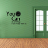 Honana Creative vous pouvez maison autocollant mural autocollant amovible bricolage papier peint pour la décoration mura