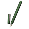 Hongdian H3 fontaine en métal en alliage daluminium belle pince en bambou EF 0.4mm taille stylo à encre pour bureau