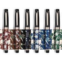 HongDian HD1837 stylo plume fleur pie motif 0.5MM plume stylo-plume cadeau bureau affaires ensemble décriture papet