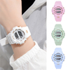 HONHX 592 Mode Casual Time Week Display Bracelet en silicone LED Montre numérique Montre femme