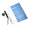 Honnête 8pcs boîte de sécurité à ouverture rapide crochets de verrouillage outils de sélection de serrure avec 2 vitesse