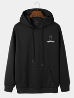 Hoodies de bande dessinée de cordon de modèle de Halloween des hommes avec la poche de kangourou
