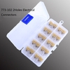 HORD® 20 Pcs H-773-102 Connecteurs électriques 2 trous pour lampes de décoration avec boîte en plastique
