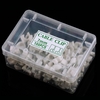 HORD® 50/100 pièces 3.5-25mm clous de câble réseau clous en acier clous de ligne de goulotte de câble réseau sous-pinces