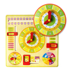 Horloge dapprentissage multifonctions en bois jouet calendrier dalarme cognition jouets éducatifs