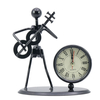 Horloge de bureau Creative Retro Durable Horloge à quartz