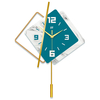 Horloge de luxe légère horloge murale salon créatif décoration de la maison montre mode Simple Art horloge murale europé