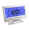 Horloge de table numérique Snooze calendrier alarme de température LCD Rétroéclairage