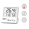 Horloge de thermomètre dhygromètre de pièce intérieure de station météo de grand écran numérique