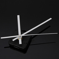 Horloge murale à mécanisme de mouvement à quartz à mains blanches bricolage