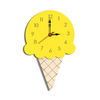 Horloge murale créative de maison de dessin animé salon horloge enfants acrylique crème glacée