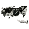 Horloge murale de carte du monde 3D Design moderne horloge suspendue numérique acrylique ultra silencieuse