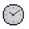 Horloge murale de mode géométrique minimaliste américaine moderne décoration de la maison créative horloge silencieuse