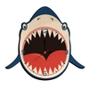 Horloge murale en bois créative en forme de requin horloge muette silencieuse pour enfants décoration murale horloge mur