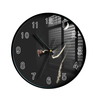 Horloge murale moderne motif dimpression de chat horloge analogique à Quartz intérieur horloge suspendue pour la dé
