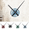 Horloge murale ronde de quartz de salon de maison moderne dhorloge murale de quartz de 13cm décorations de DIY