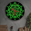 Horloge murale Simple Nnocturnal Glow Creative Nordic Woodiness Horloge Murale Nouveauté Chambre Décor À La Maison Horlo