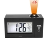 Horloge numérique Horloge à quartz Horloge Horloge avec 4 BIG LED Affichage pour jour Date Température Humidité Ha