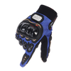 Hors route Équitation Gants Doigts Complets Écran Tactile Moto VTT Vélo Vélo Sport Bleu Chaud